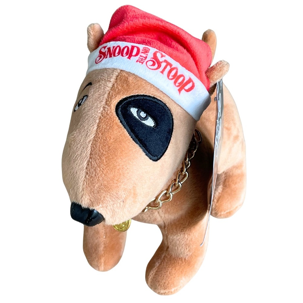 NEW Snoop on the Stoop Doggy Dogg Plush Dog‎ Toy, Holiday Christmas Plush